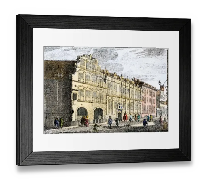 Framed Print : Dutch East India Company warehouses in Amsterdam Framed Print : Dutch East India Company warehouses in Amsterdam