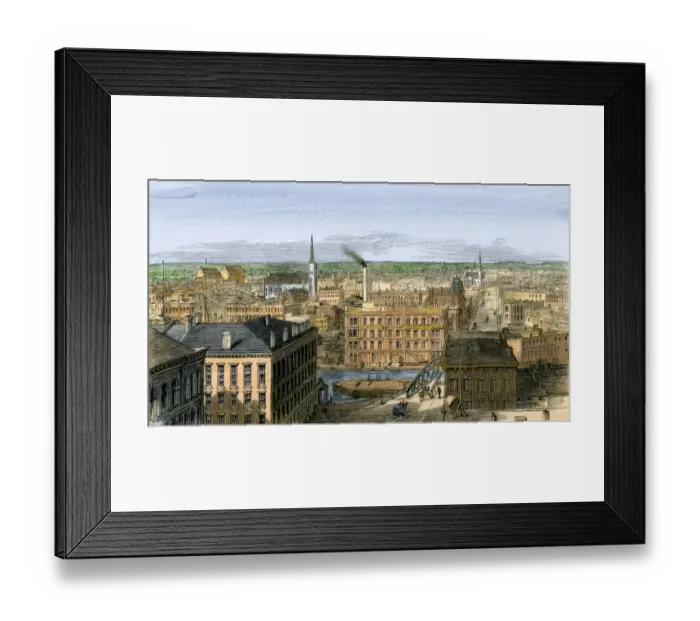 Framed Print : Milwaukee, Wisconsin, 1870s Framed Print : Milwaukee, Wisconsin, 1870s