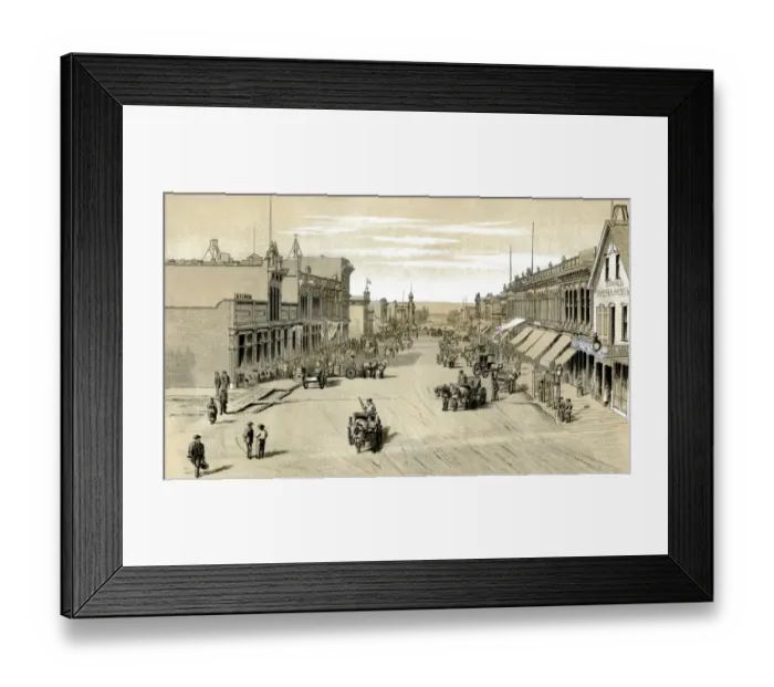 Framed Print : Walla Walla, Washington, 1890s