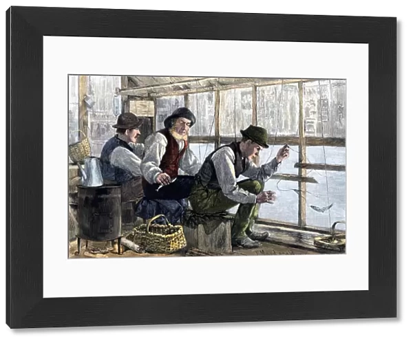 Smelt-fishing, 1880s
