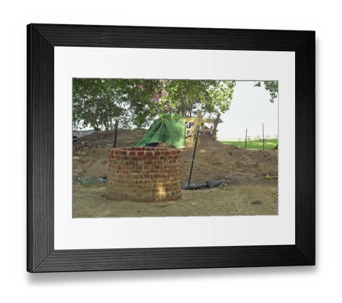 Framed Print : Water well excavated at Jamestown, Virginia Framed Print : Water well excavated at Jamestown, Virginia