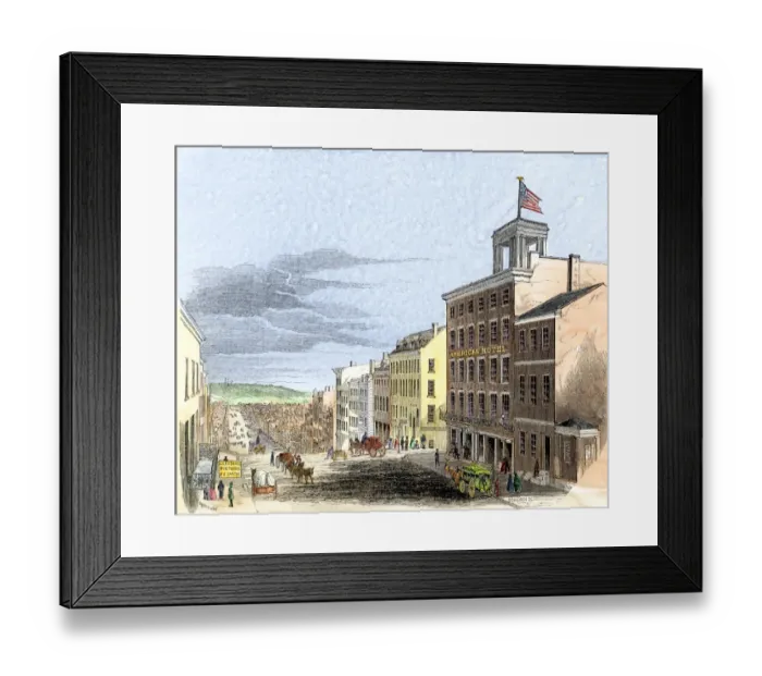 Framed Print : Richmond, Virginia, 1850s Framed Print : Richmond, Virginia, 1850s