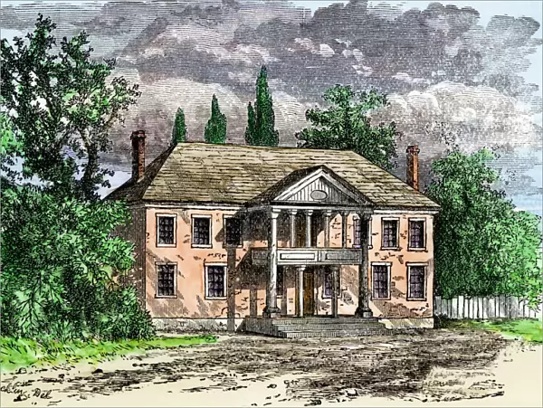 Colonial capitol at Williamsburg, Virginia