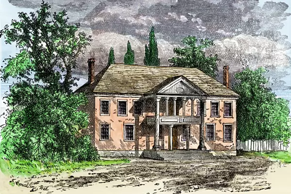 Colonial capitol at Williamsburg, Virginia