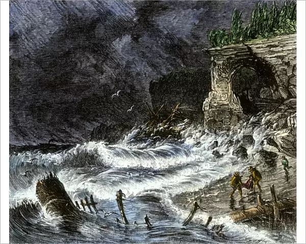 Shipwreck on Lake Superior, 1800s