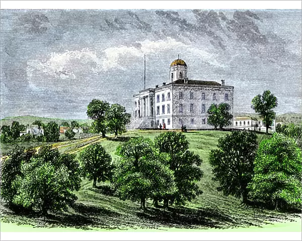 Texas state capitol before 1881, Austin