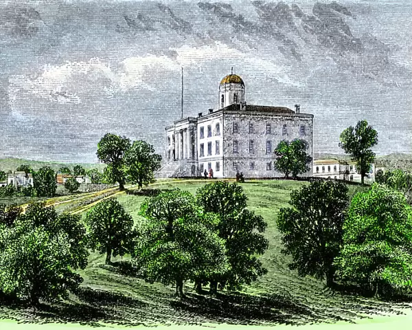 Texas state capitol before 1881, Austin