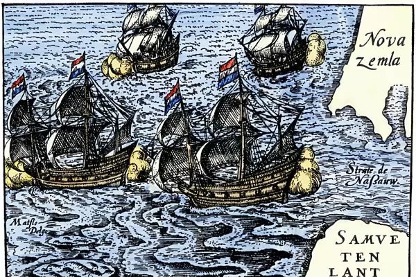 Dutch ships in the Arctic, 1600s