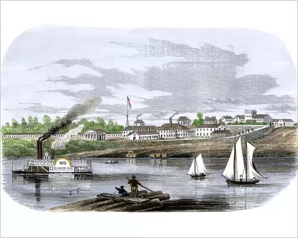 US Navy base in Memphis, Tennessee, 1850s