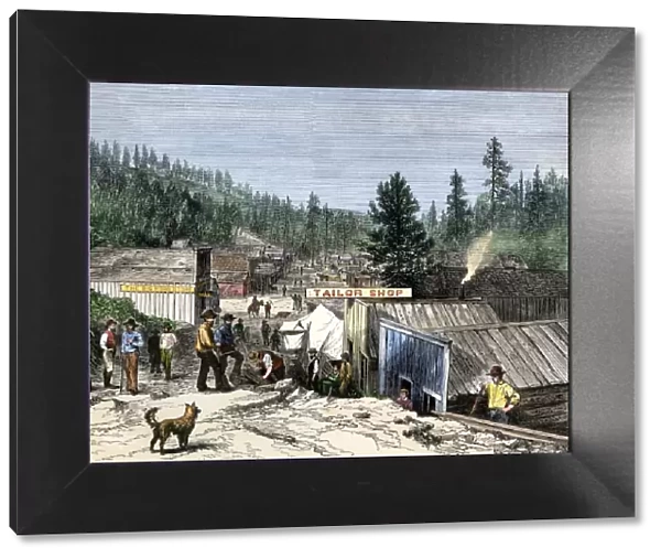 Black Hills gold rush, South Dakota, 1870s