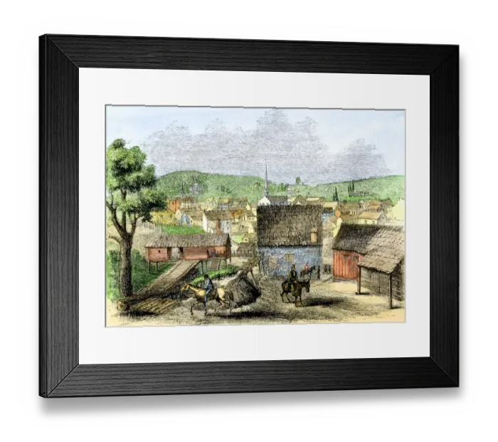 Framed Print : Jonesboro, Tennessee, 1850s Framed Print : Jonesboro, Tennessee, 1850s