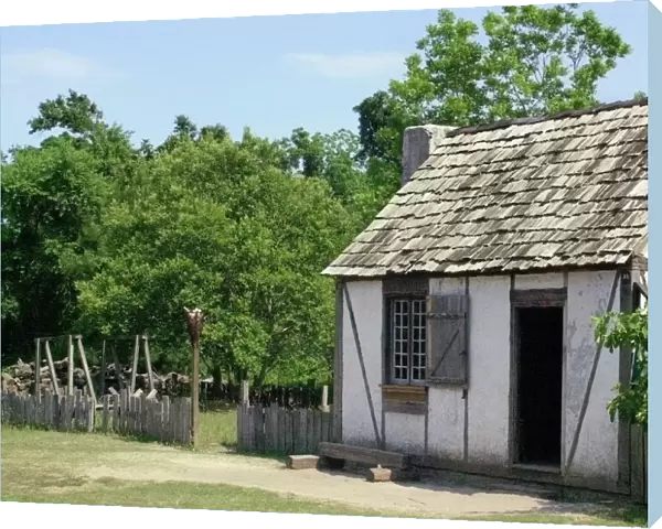 Colonial house at Charles Towne Landing, South Carolina