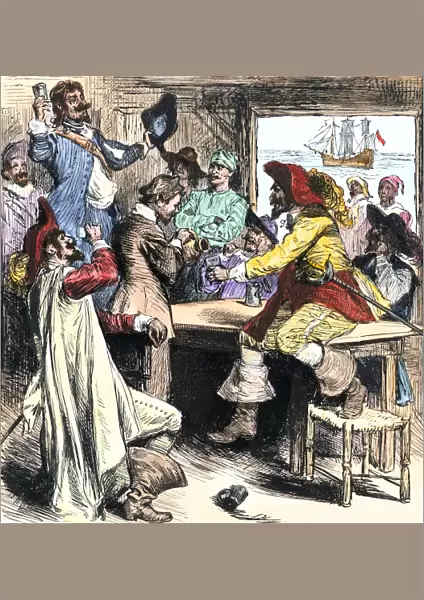 Pirates in Charleston, South Carolina, 1700s