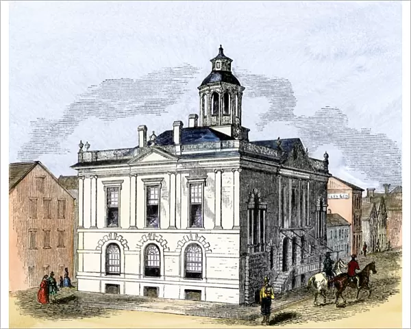 Charleston Custom-House, South Carolina, 1850s