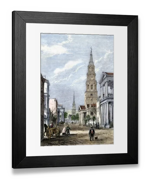 Framed Print : Charleston, South Carolina, in 1861