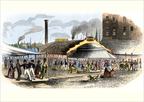 Philadelphia Fish Market, 1850s
