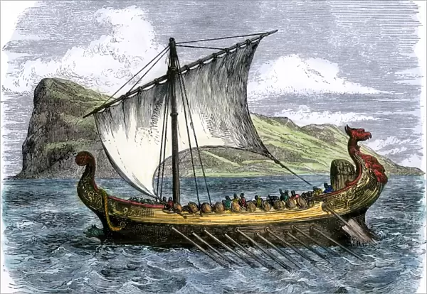 Phoenician ship in the Mediterranean