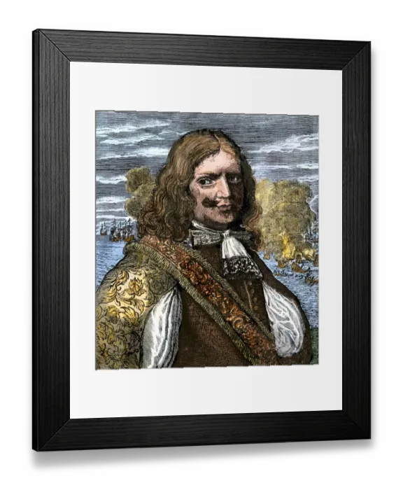 Framed Print : Henry Morgan, buccaneer in the Caribbean