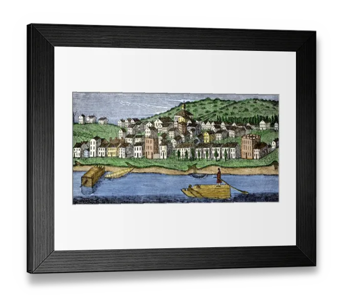 Framed Print : Cincinnati, Ohio, 1810 Framed Print : Cincinnati, Ohio, 1810