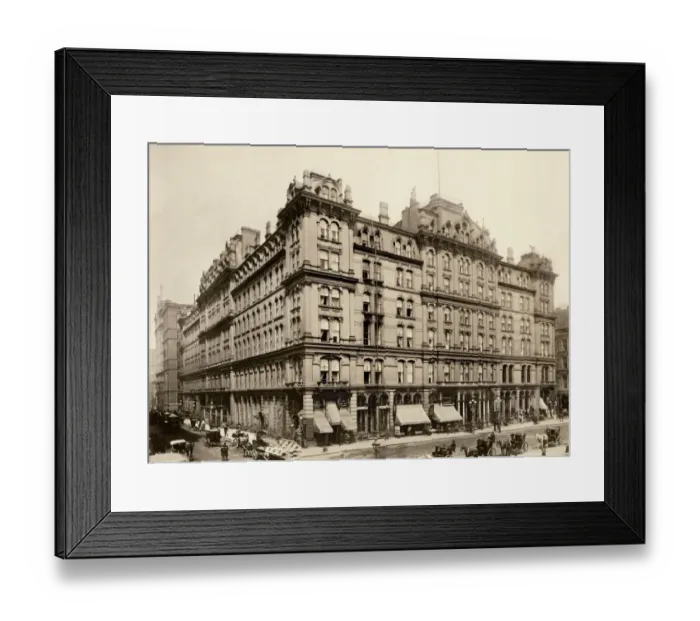 Framed Print : Grand Pacific Hotel in Chicago, 1890 s Framed Print : Grand Pacific Hotel in Chicago, 1890 s