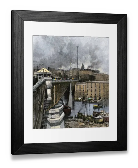 Framed Print : Cleveland, Ohio, 1880s Framed Print : Cleveland, Ohio, 1880s