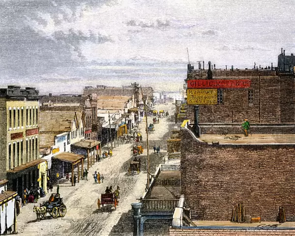 Virginia City, Nevada, 1870s