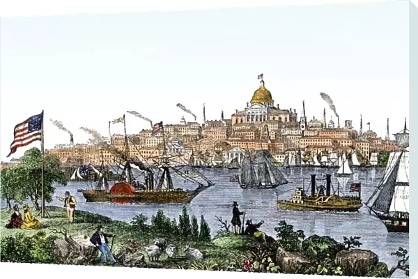 Boston in 1854