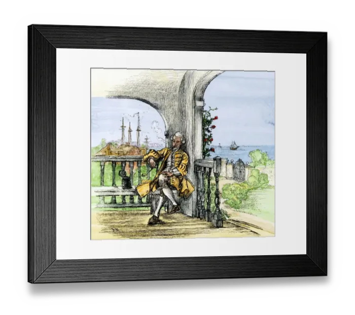 Framed Print : Home in colonial Baltimore, Maryland Framed Print : Home in colonial Baltimore, Maryland