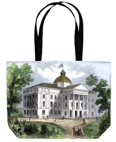 Capitol of North Carolina, 1850s