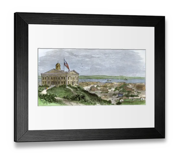 Framed Print : Omaha, Nebraska, 1860s Framed Print : Omaha, Nebraska, 1860s