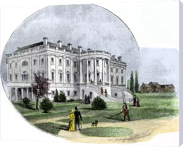 White House in the 1880s