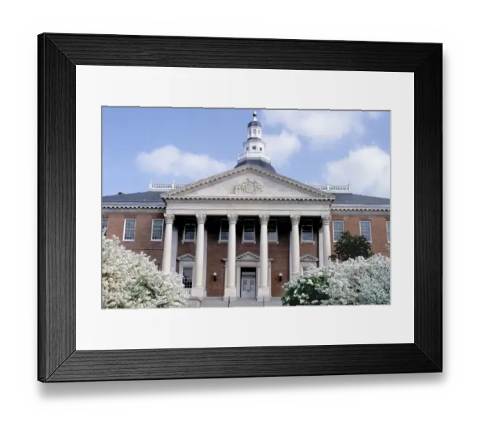 Framed Print : Maryland state capitol, Annapolis
