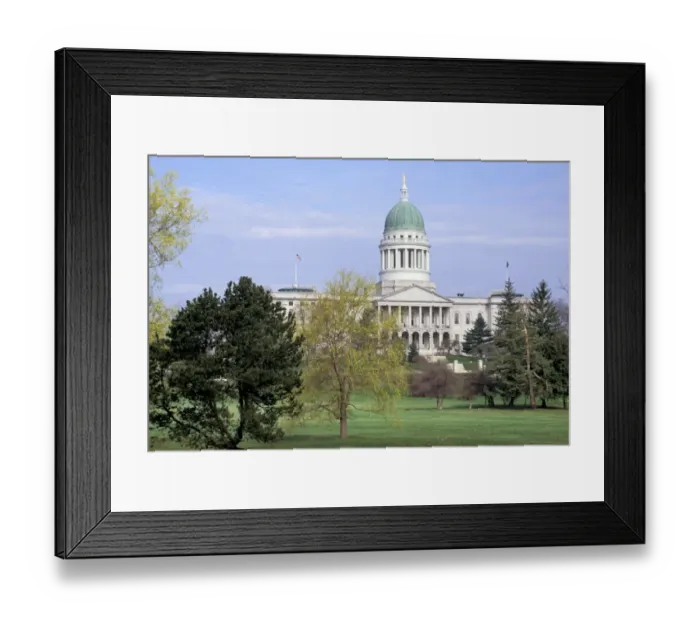 Framed Print : Maine state capitol Framed Print : Maine state capitol