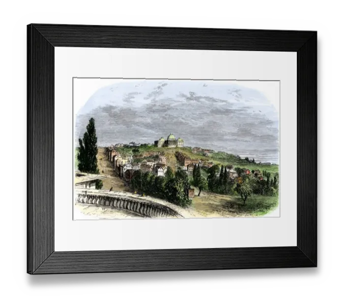 Framed Print : Washington DC about 1830 Framed Print : Washington DC about 1830