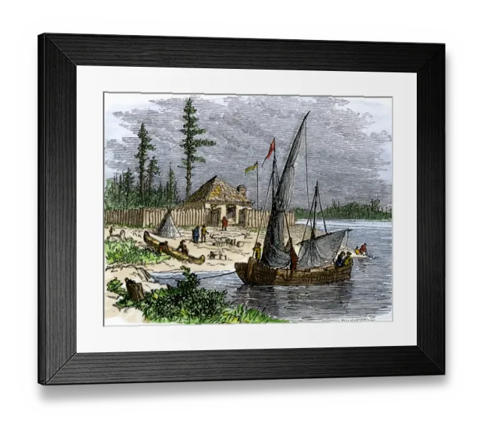 Framed Print : Colonial trading post on Kent Island, Maryland Framed Print : Colonial trading post on Kent Island, Maryland
