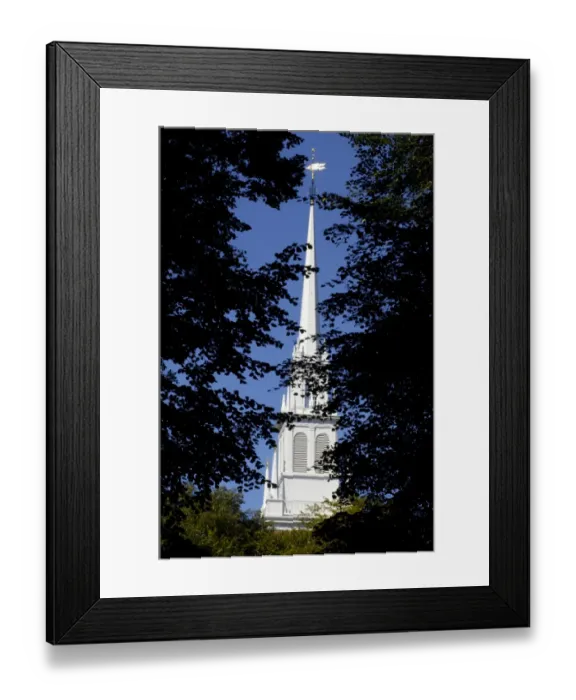 Framed Print : Old North Church in Boston Framed Print : Old North Church in Boston