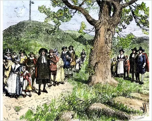 First colonists of Boston, Massachusetts, 1630s