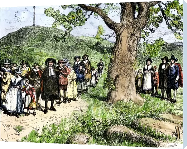 First colonists of Boston, Massachusetts, 1630s