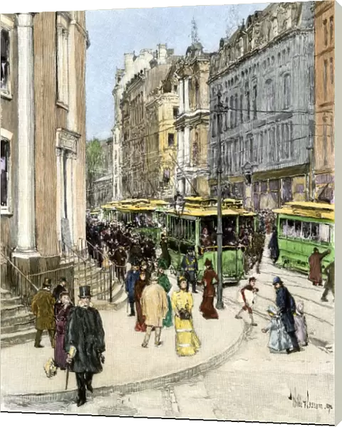 Boston streetcars, 1890s