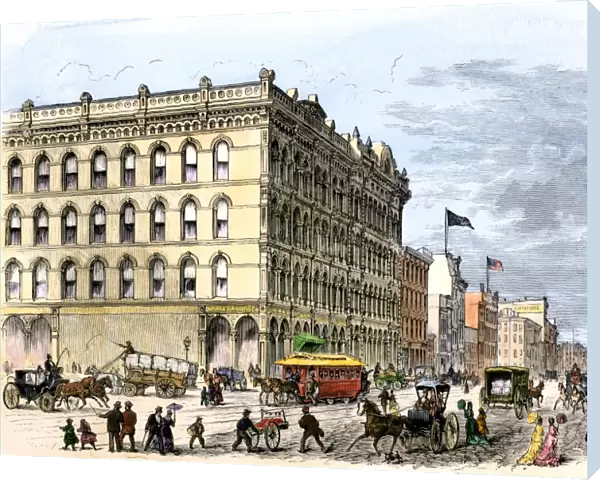Downtown Indianapolis, 1870s