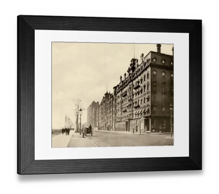 Framed Print : Chicagos Michigan Avenue, 1890s Framed Print : Chicagos Michigan Avenue, 1890s