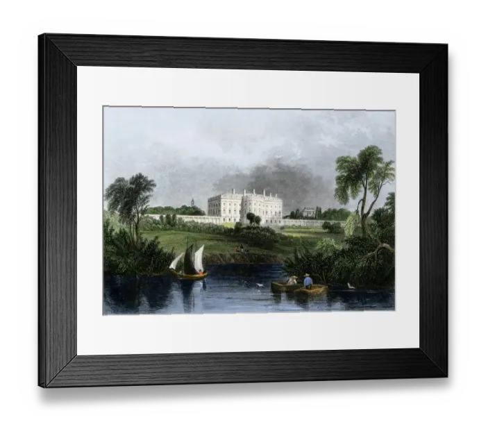 Framed Print : White House about 1860 Framed Print : White House about 1860