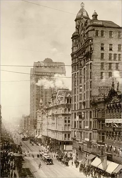 Chicagos State Street, 1890s