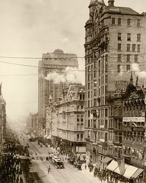 Chicagos State Street, 1890s