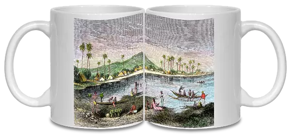 Hawaiians in the mid-1800s