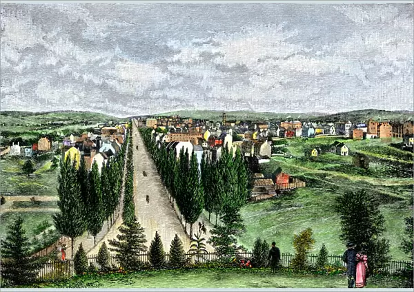 Washington DC from Capitol Hill in 1800