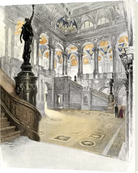 New Library of Congress building, 1890s