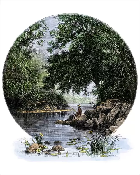 Rock Creek in Washington DC, 1800s
