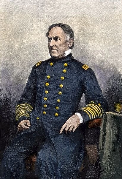Admiral Farragut Passes the Port Hudson Batteries March 14 