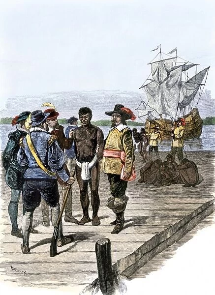 Africans brought to Jamestown as slaves, 1600s